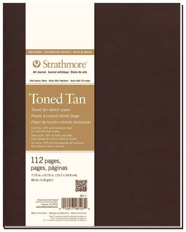 Strathmore Strathmore Softcover Toned Art Journal 400 Series 112 Pages