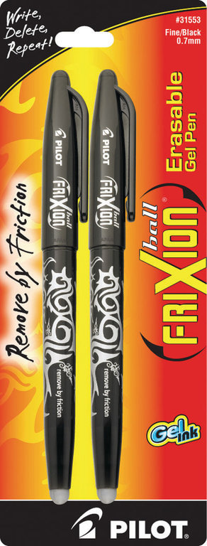 Pilot Pilot Frixion Erasable Gel Pen 2 Pack