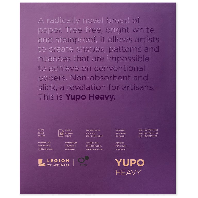 Legion Paper Legion Yupo Pad Heavyweight 10 Sheets