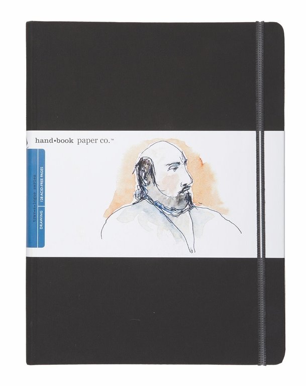 Global Art Global Art Hand Book Travelogue Artist Journal Extra-Large Portrait 10.5"x8.25"