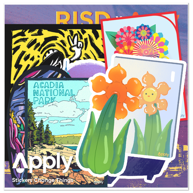 RISD Student Apply Stickers x RISD Sticker Pack