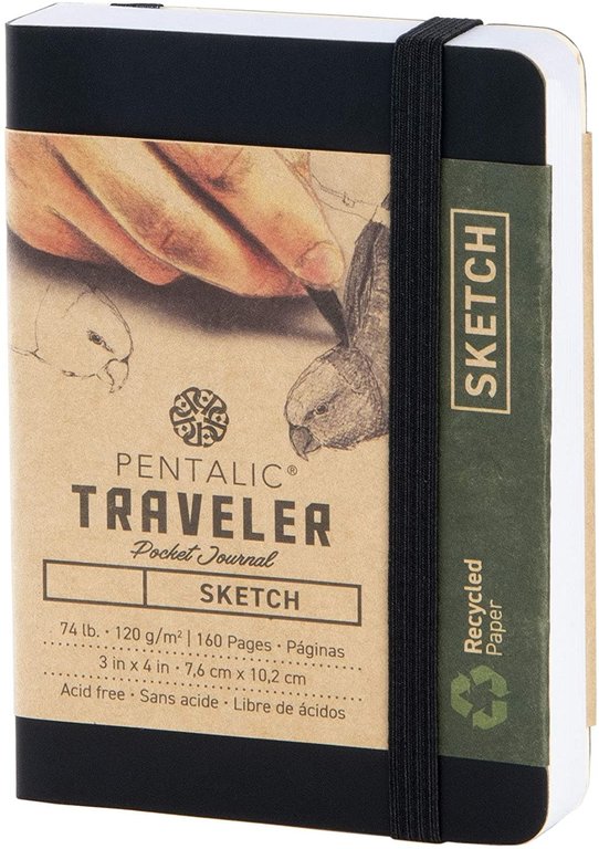 Pentalic Pentalic Traveler Journal Sketchbook 3"x4"