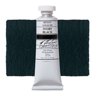 M. Graham Artists' Gouache Blacks, Grays & Whites