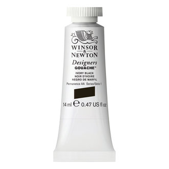 Winsor & Newton Designer's Gouache Blacks, Grays, Whites & Metallics
