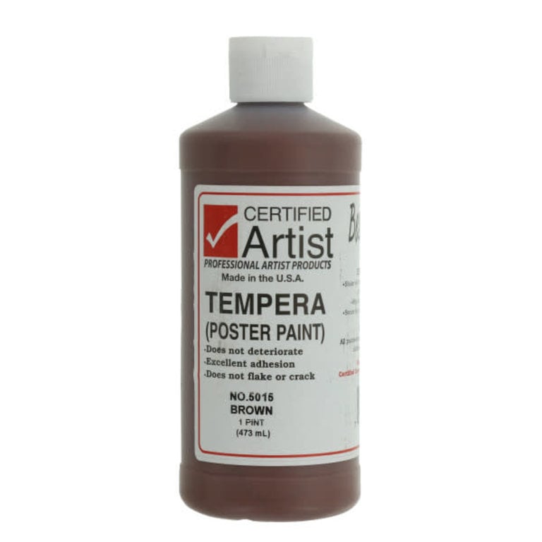 Bestemp Bestemp Tempera Paint Brown 16 oz