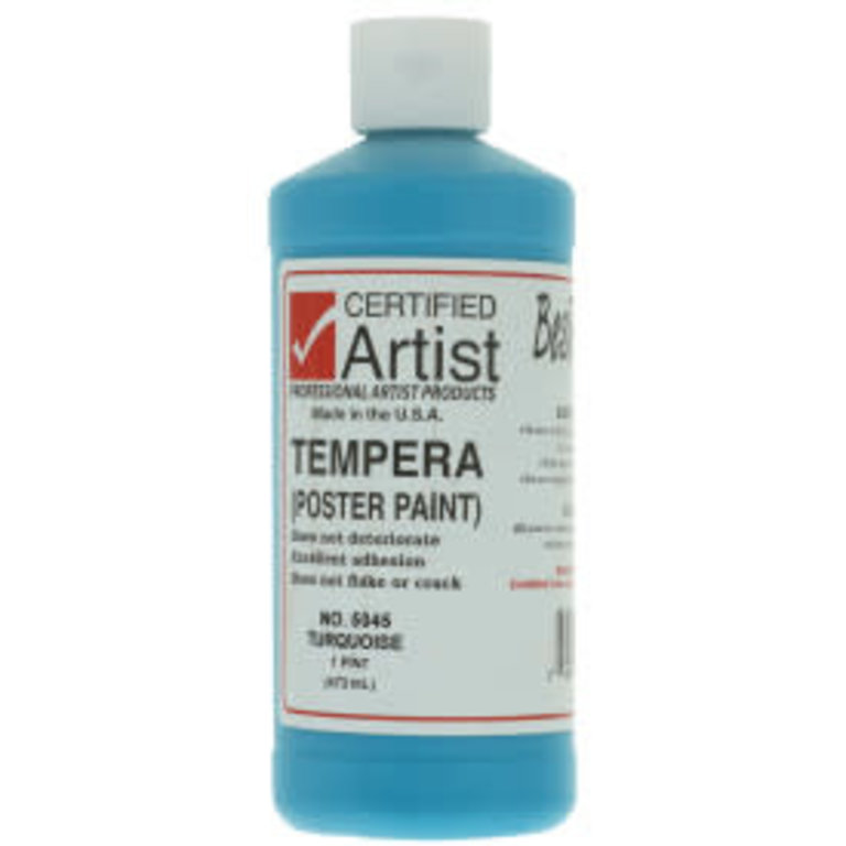 Bestemp Bestemp Tempera Paint Turquoise 16 oz