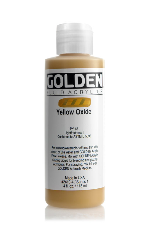 Golden Golden Fluid Acrylic 4 oz Yellows