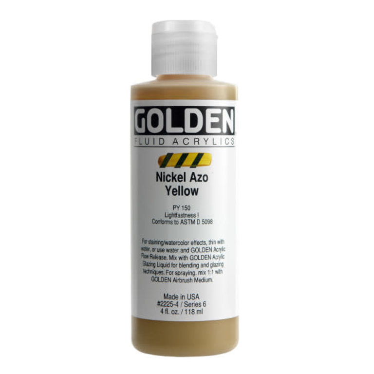 Golden Golden Fluid Acrylic 4 oz Yellows