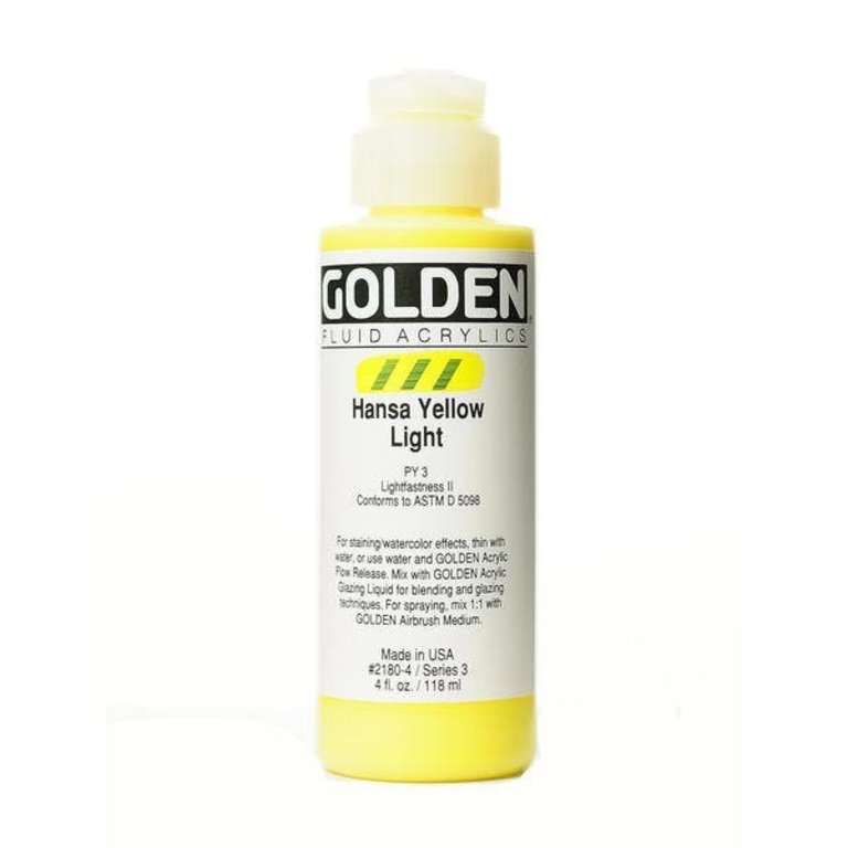 Golden Golden Fluid Acrylic 4 oz Yellows