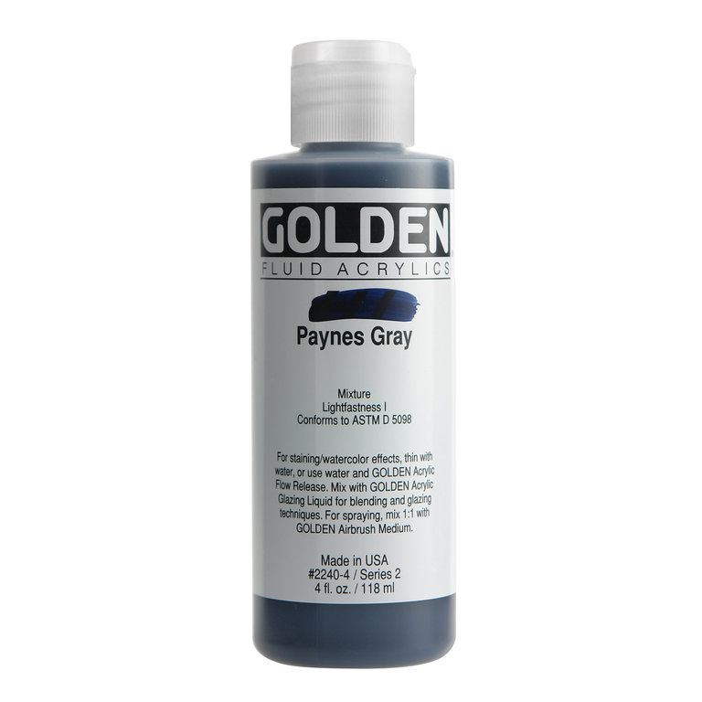Golden Golden Fluid Acrylic 4 oz Earthtones