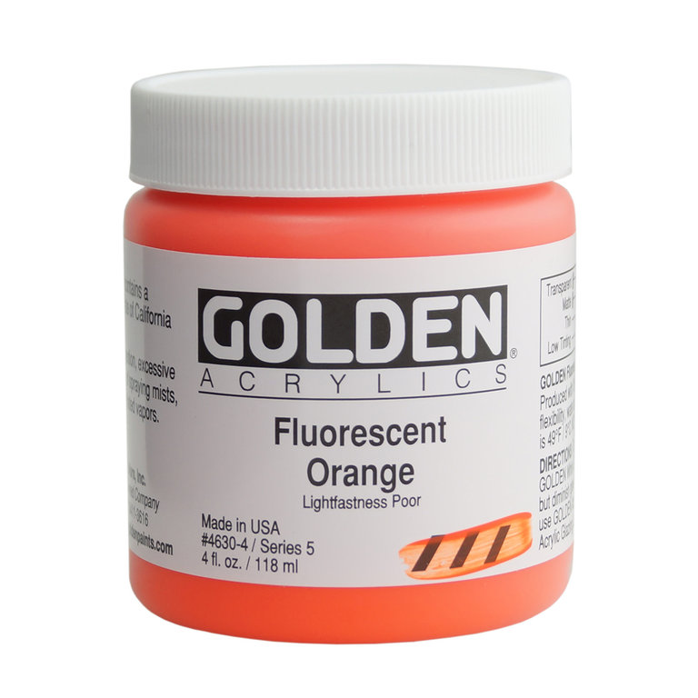 Golden Golden Heavy Body Acrylic Fluorescent 4 oz