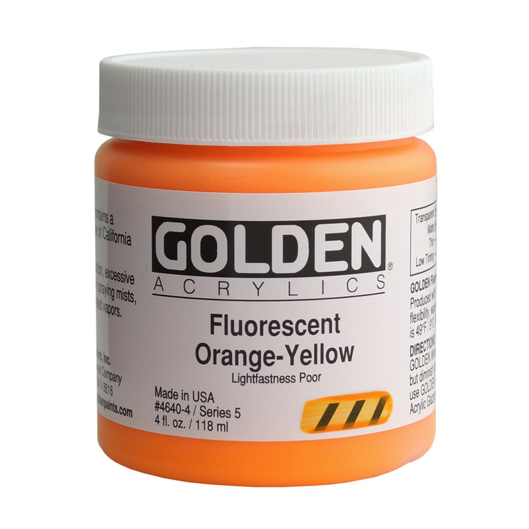 Golden Golden Heavy Body Acrylic Fluorescent 4 oz