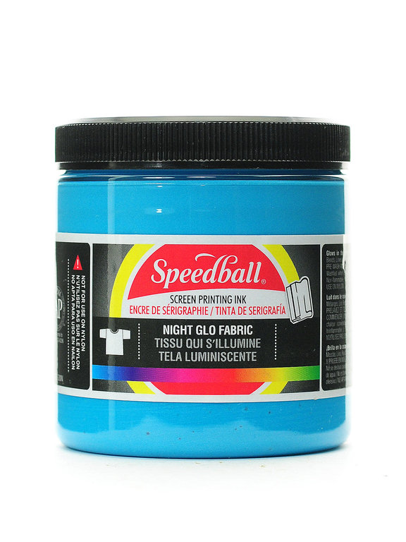 Speedball Speedball Night Glo Phosphorescent Fabric Screen Printing Ink 8 oz