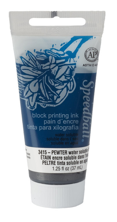 Speedball Block Printing Water Soluble Ink 8 oz - Black