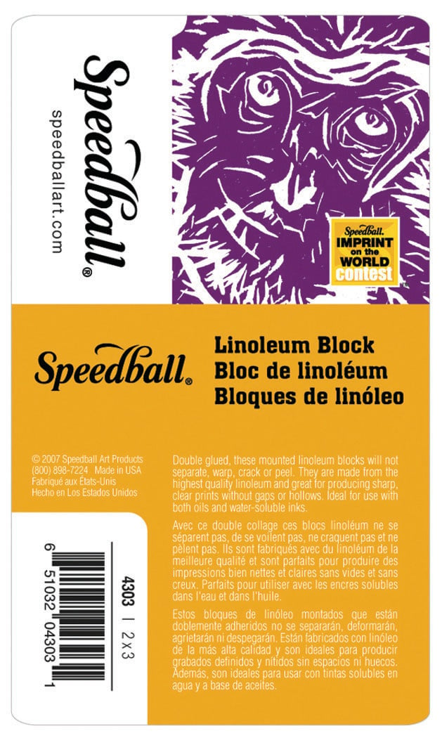 Speedball - Linoleum Block - 6 x 9