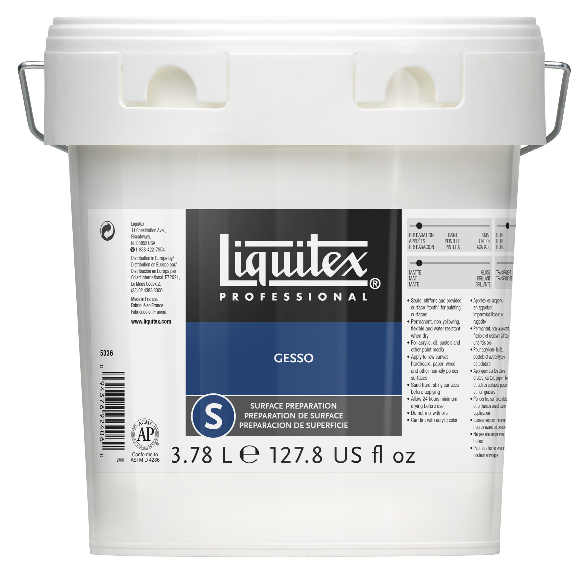 Liquitex White Gesso Primer 237 ml