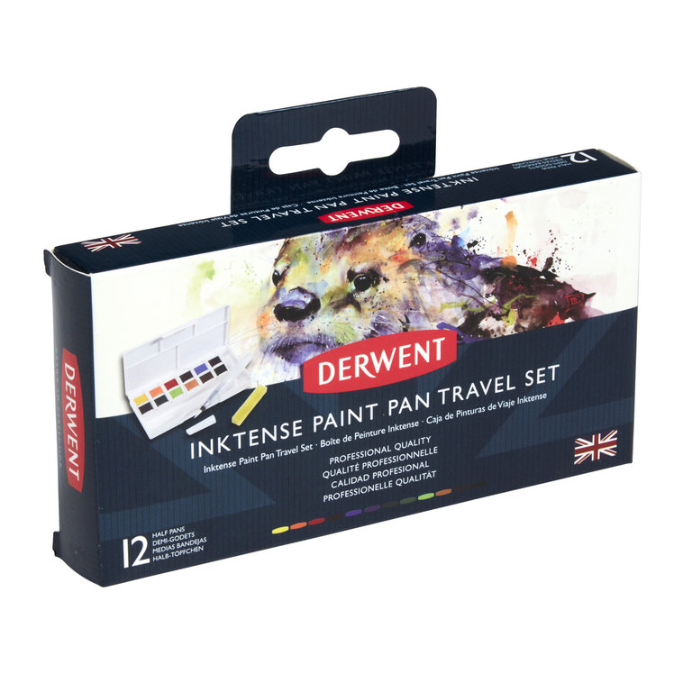 Derwent Derwent Inktense Paint Pan Travel Set