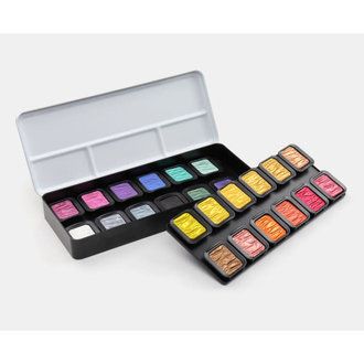 Finetec Artist Mica Pearlescent Watercolor Set