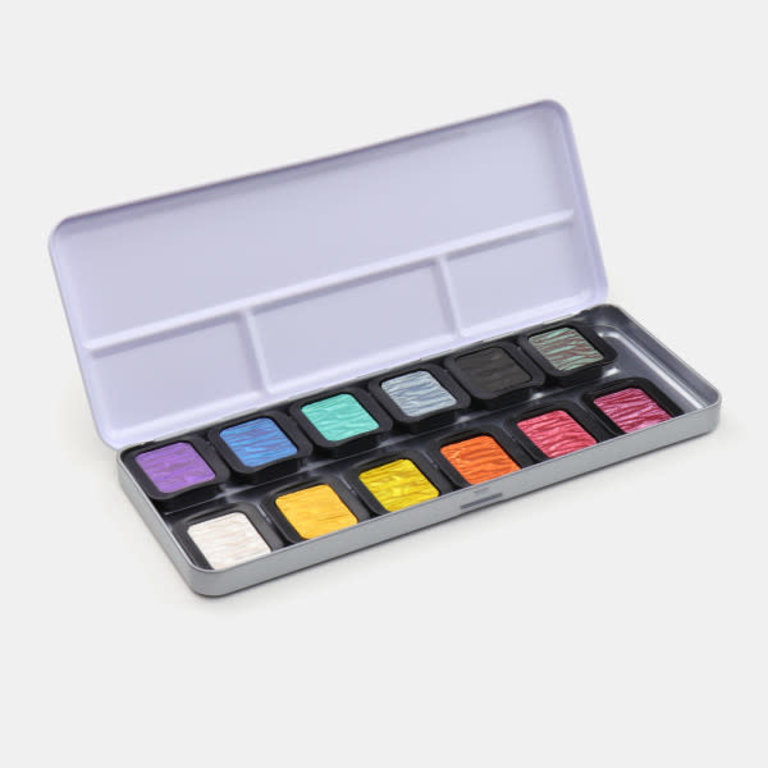 Finetec FineTec Artist Mica Watercolor Set