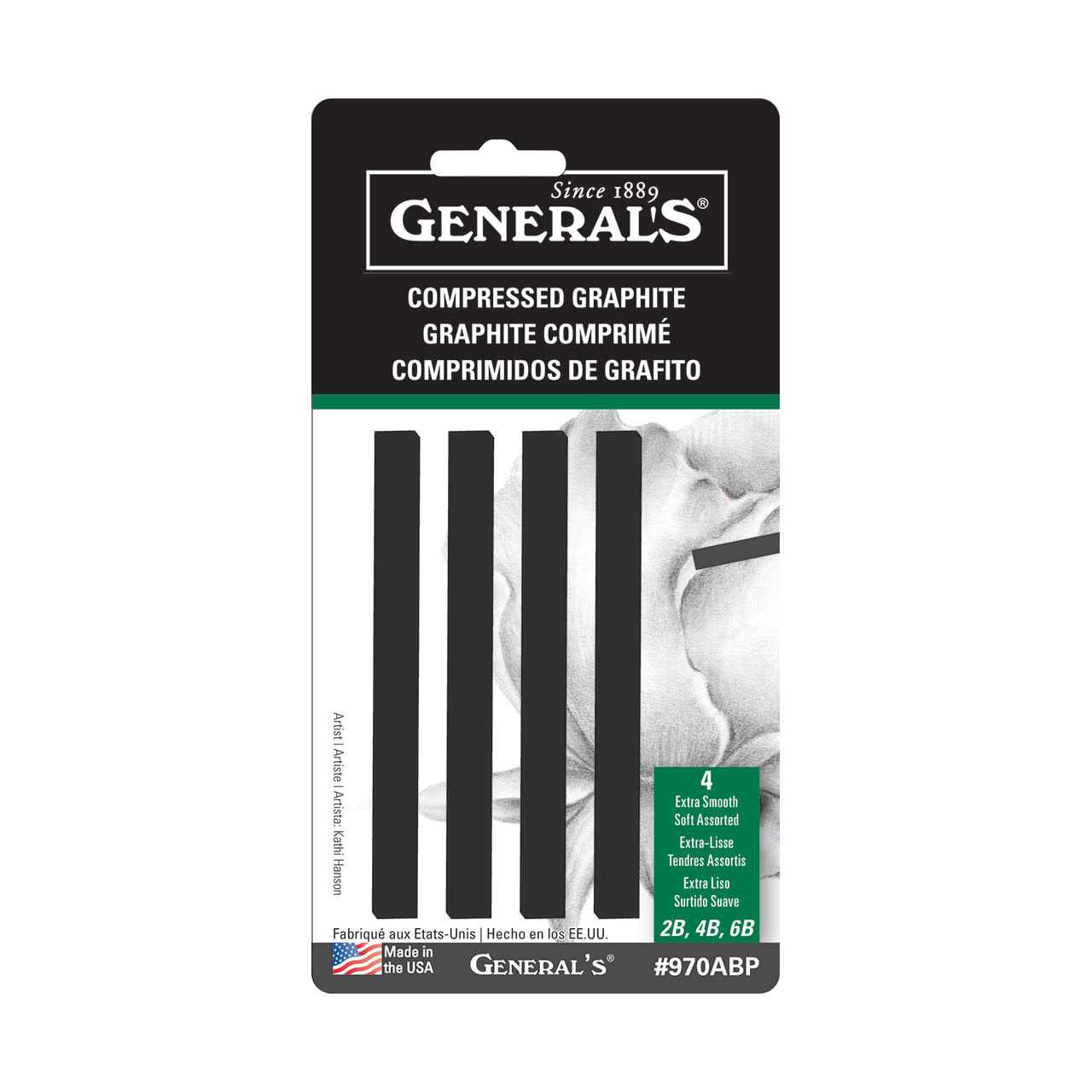 General's 980ABP Jumbo Graphite Sticks (3 Pack)