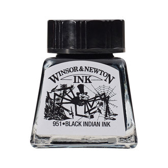 Winsor & Newton Water-Resistant Black Indian Ink