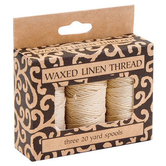 Lineco Waxed Linen Thread 3 Pack