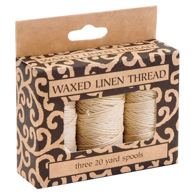 Waxed Linen Thread 3-Pack