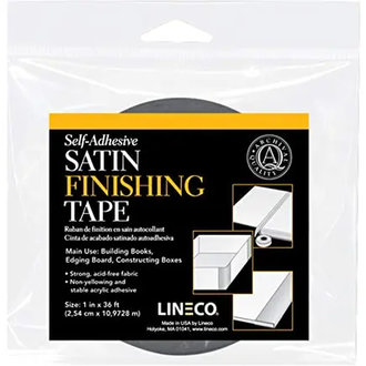 Lineco Satin Finishing Tape Black