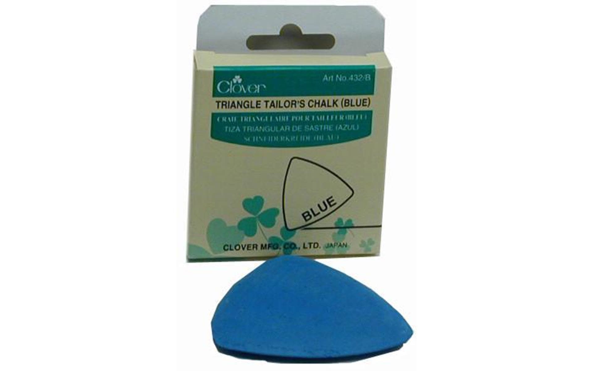 Clover Triangle Tailor's Chalk - Red