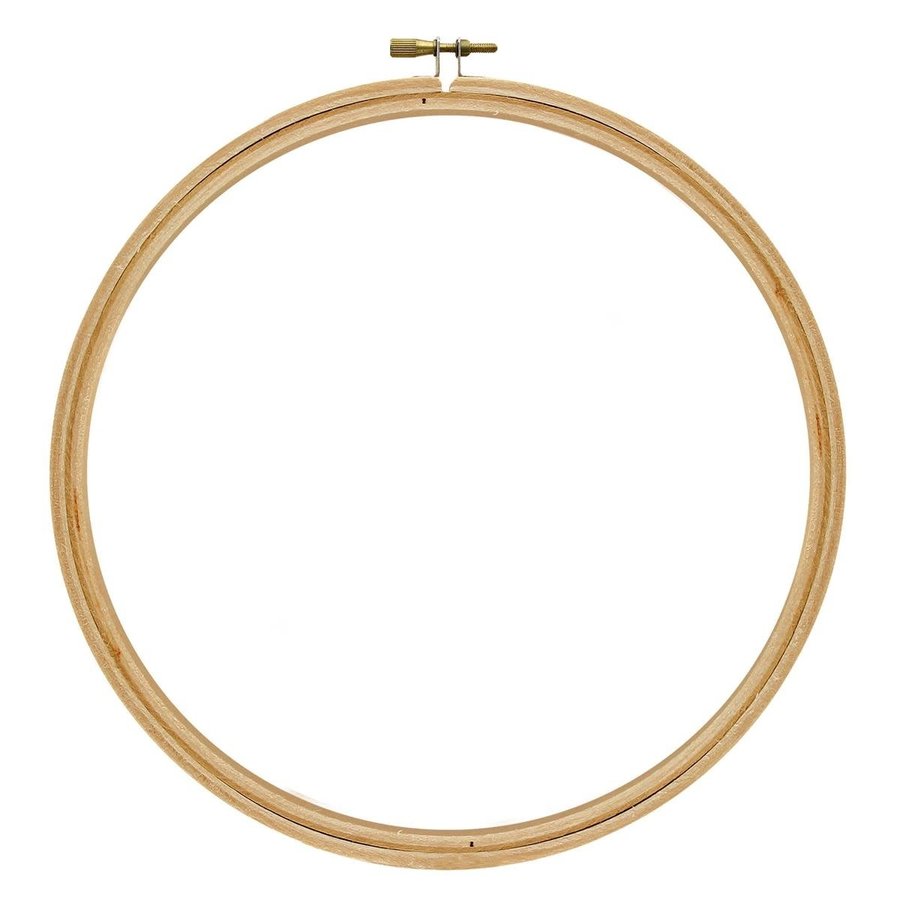 Essentials by Leisure Arts Wood Embroidery Hoop 5 Bamboo - Wooden Hoops  for Crafts - Embroidery Hoop Holder - Cross Stitch Hoop - Cross Stitch  Hoops