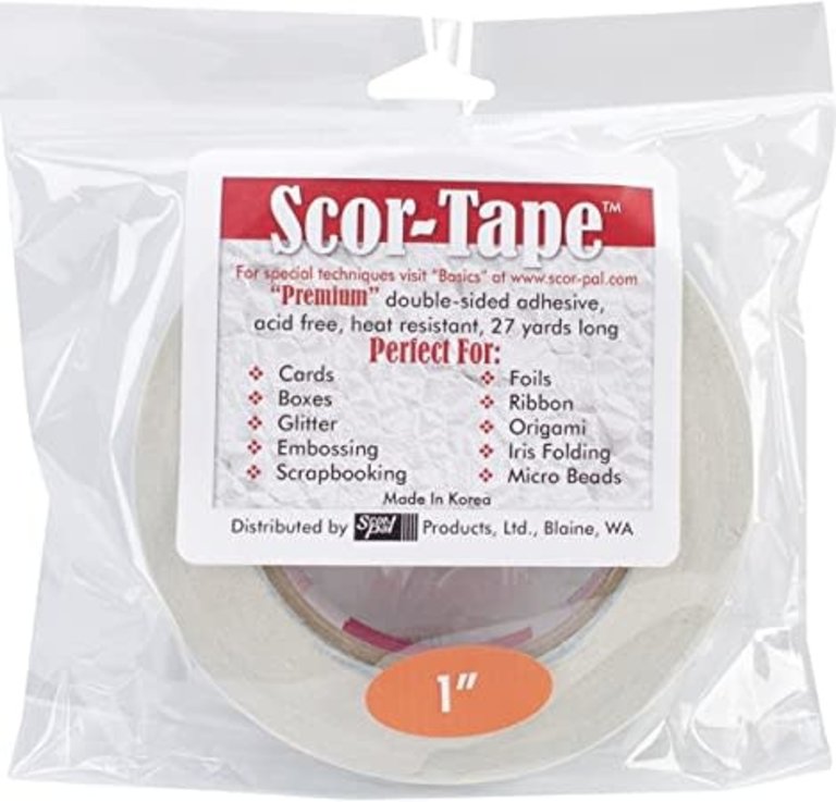 Scor Pal Scor Tape Double Sided Tape 27 Yards