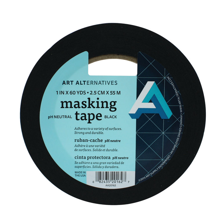 Art Alternatives Art Alternatives Masking Tape Black 60 Yards