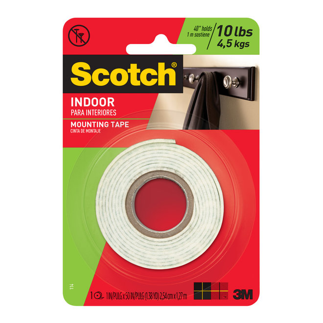 2 ROLLS 1/4 x 27 yrd Scor-Tape double sided tape - 54 yds by Scor