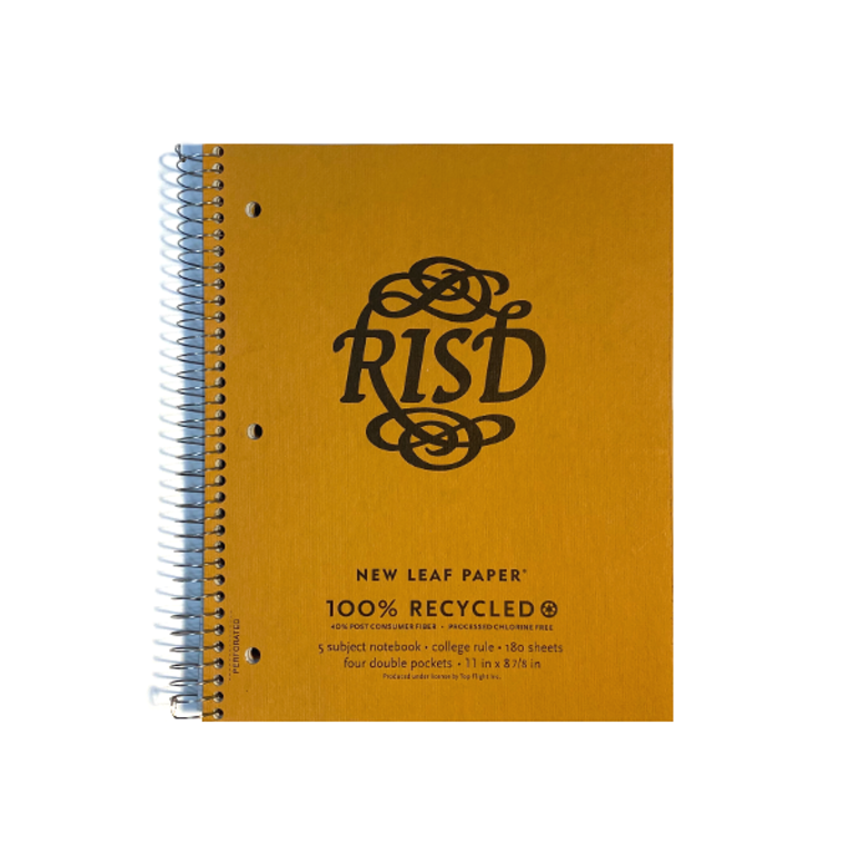 RISD Top Flight RISD 5 Subject Notebook