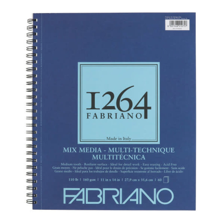Fabriano Fabriano 1264 Mixed Media Pad 110 Lb 60 Sheets