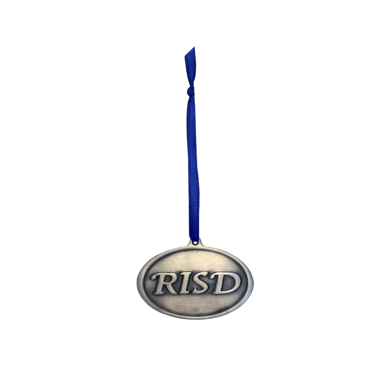 RISD Seal Ornament Pewter