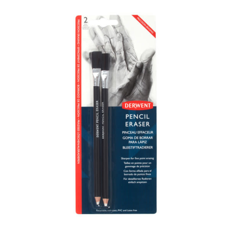 Derwent Derwent Pencil Eraser 2 Pack