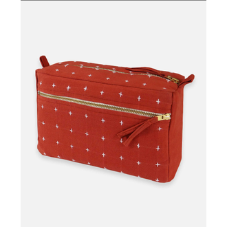 Colleen Clines Anchal Project Cross-Stitch Toiletry Bag