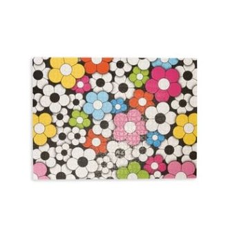Kikkerland Design Happy Flowers Puzzle 1000 Pieces