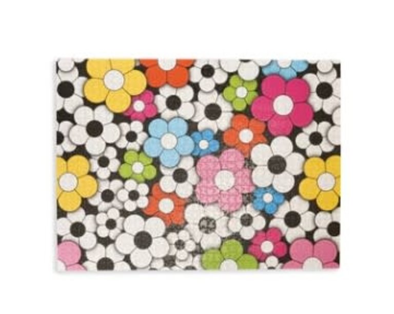 Kikkerland Design Happy Flowers Puzzle 1000 Pieces