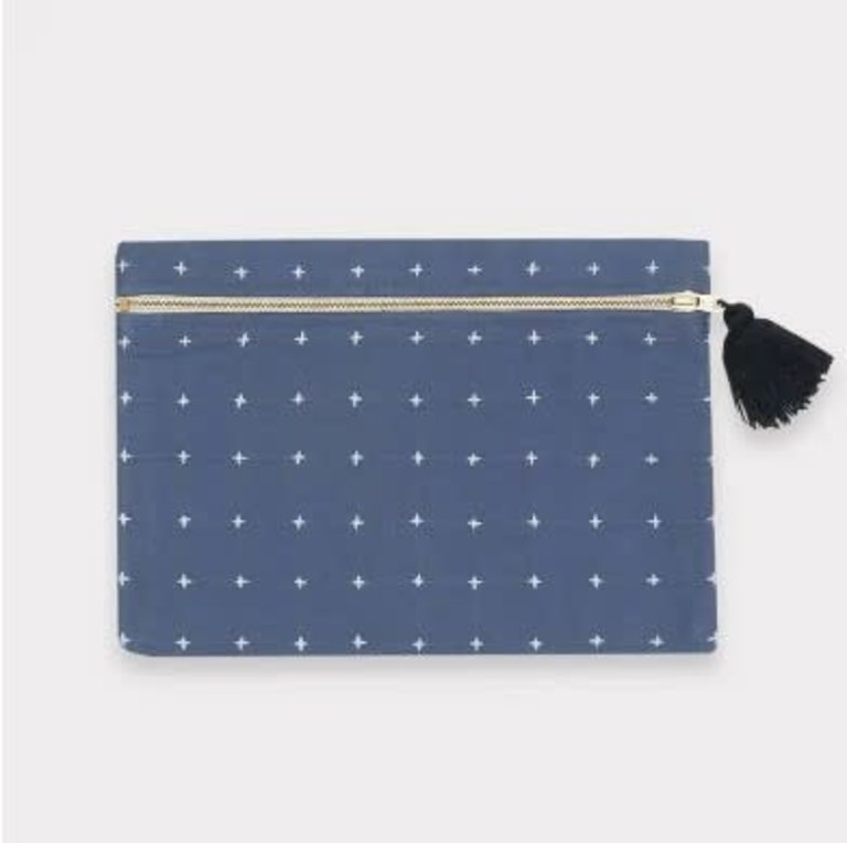 Colleen Clines Anchal Project Cross-Stitch Pouch Clutch