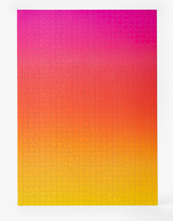 RISD Gradient Puzzle 1000 pieces Pink/Yellow