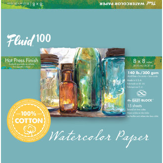 Fluid 100 Watercolor Block Hot Press