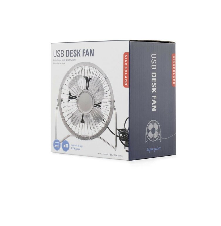 Kikkerland Design USB Desk Fan