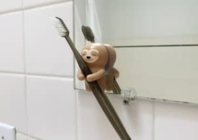 Kikkerland Design Toothbrush Holder