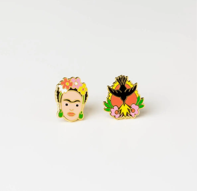 Yellow Owl Workshop Frida Kahlo Earrings