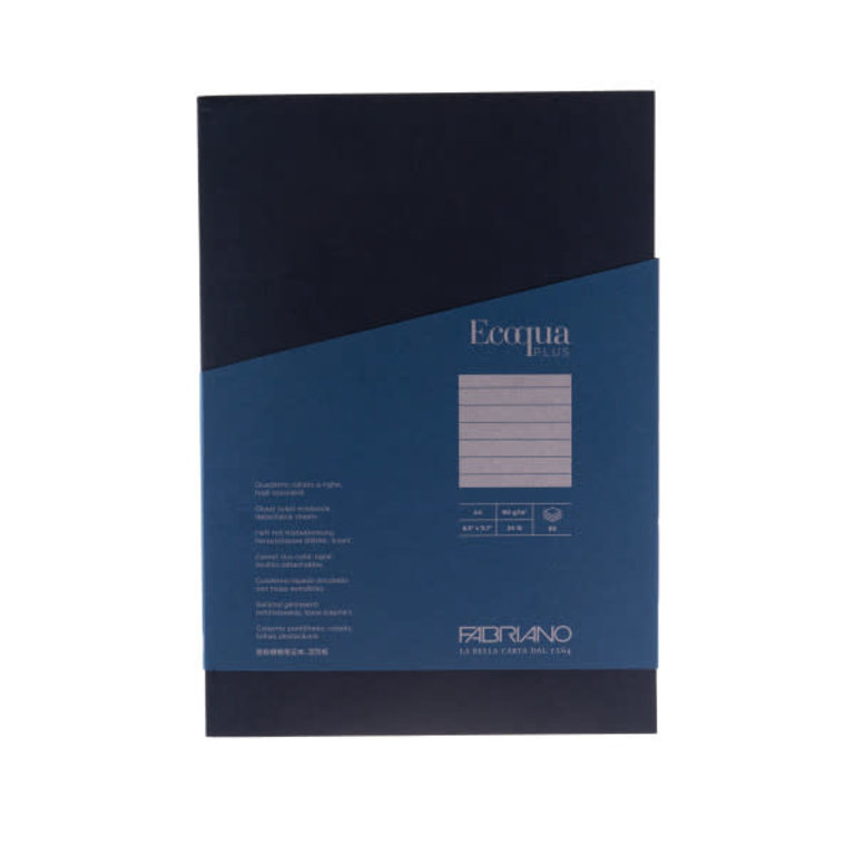 Fabriano Ecoqua Plus Glue-Bound Notebook Lined