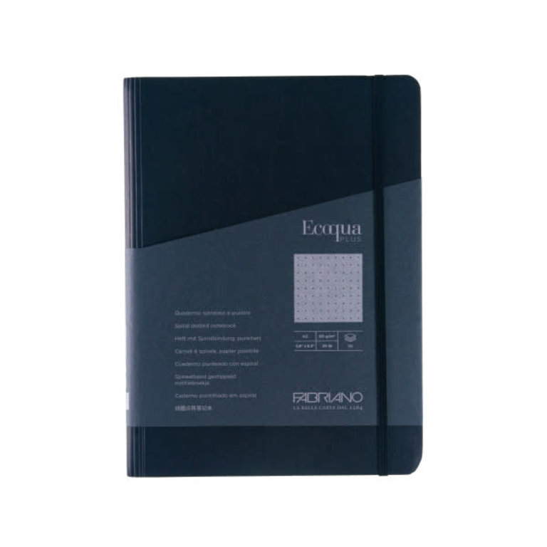 Fabriano Ecoqua Plus Hidden Spiral-Bound Notebook Dotted