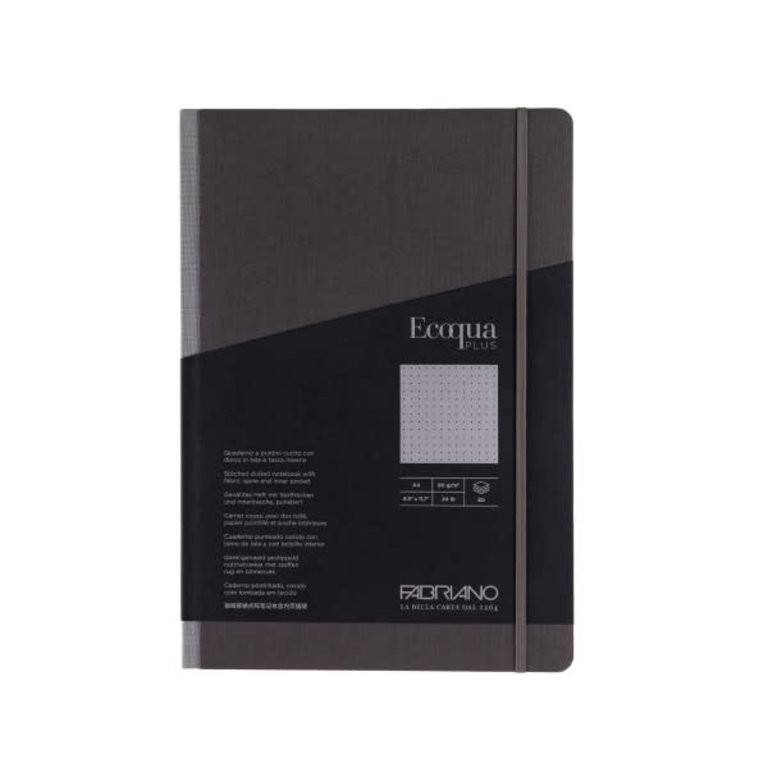 Fabriano Ecoqua Plus Fabric-Bound Notebook Dotted