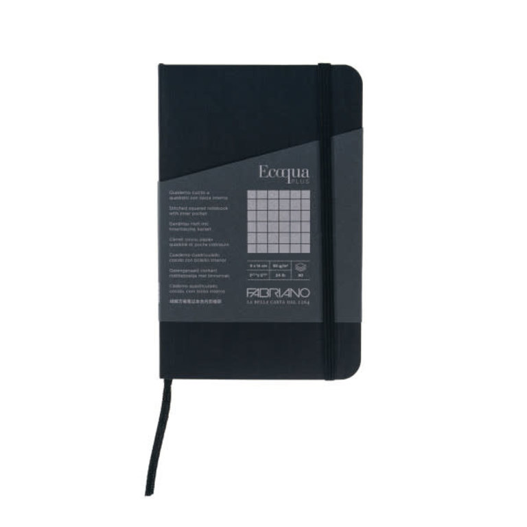 Fabriano Ecoqua Plus Stitch-Bound Notebook Gridded